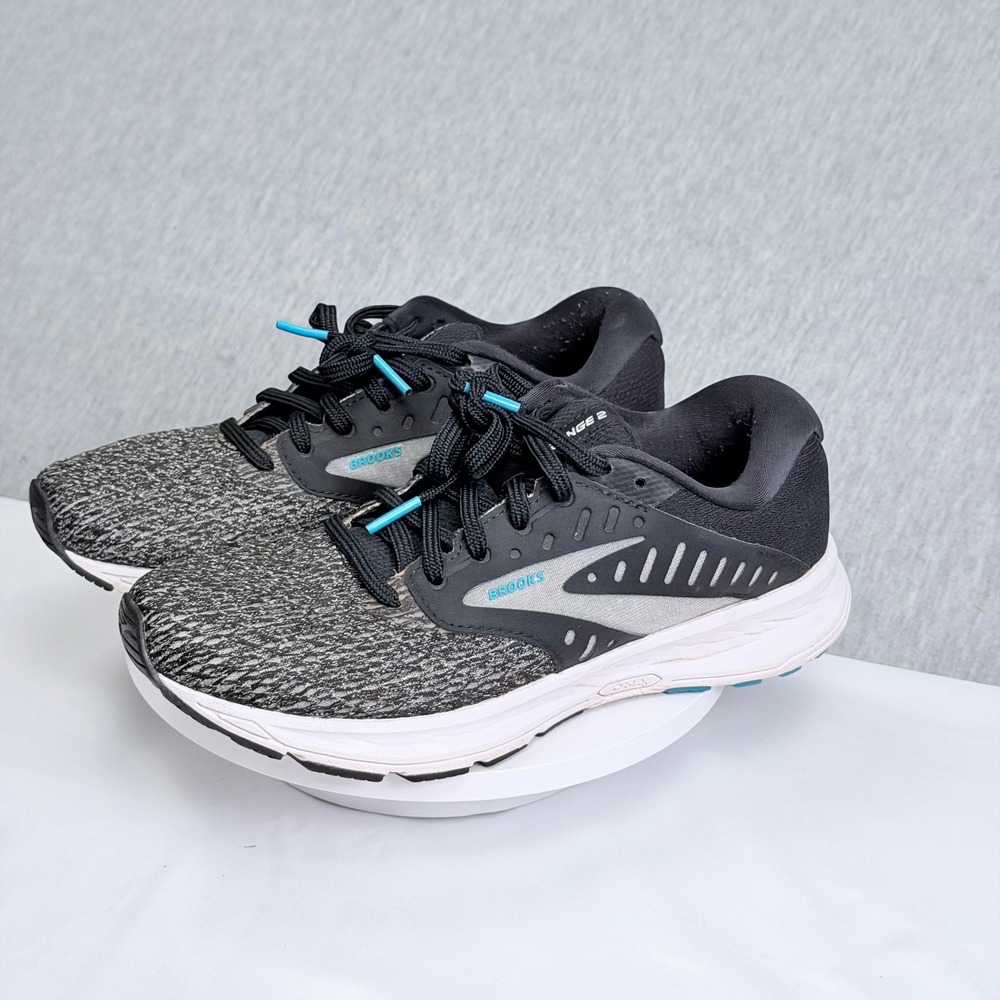 Brooks Range 2 Womens Running Shoes Black Grey 1203621B081 Size 6